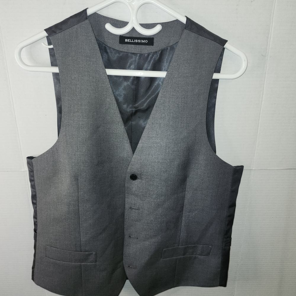 Banana Republic Gray Vest Formal Tailored A015